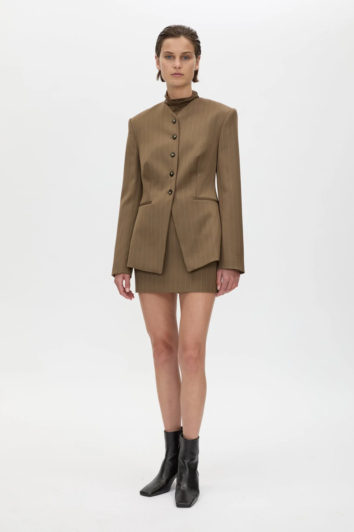Maxim Straight Line Mini Skirt - Image 3
