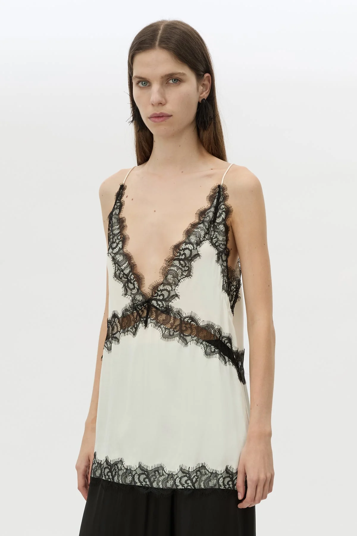 Mirage Lace Trim Top - Image 2