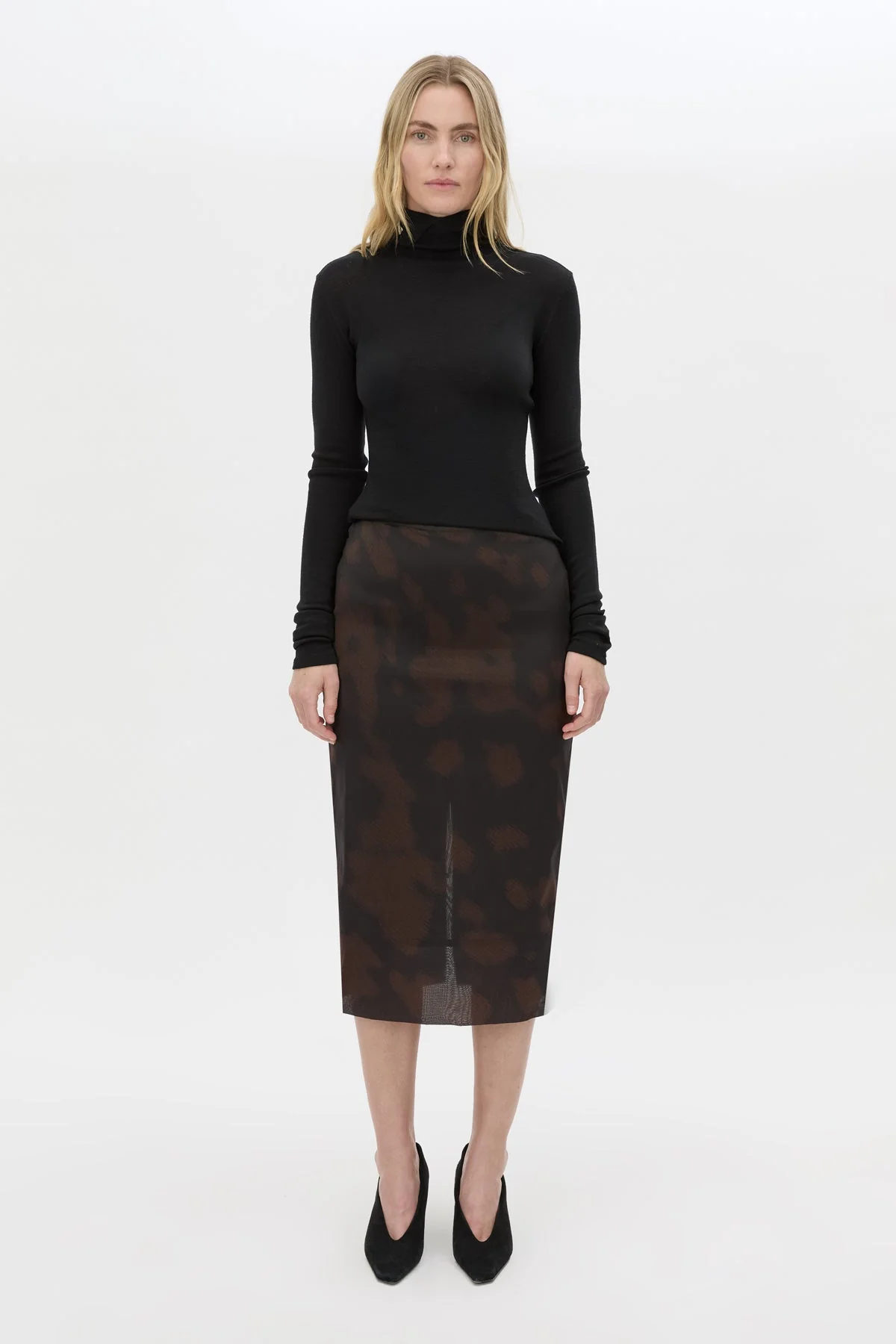 Nieve Printed Midi Skirt - Image 3