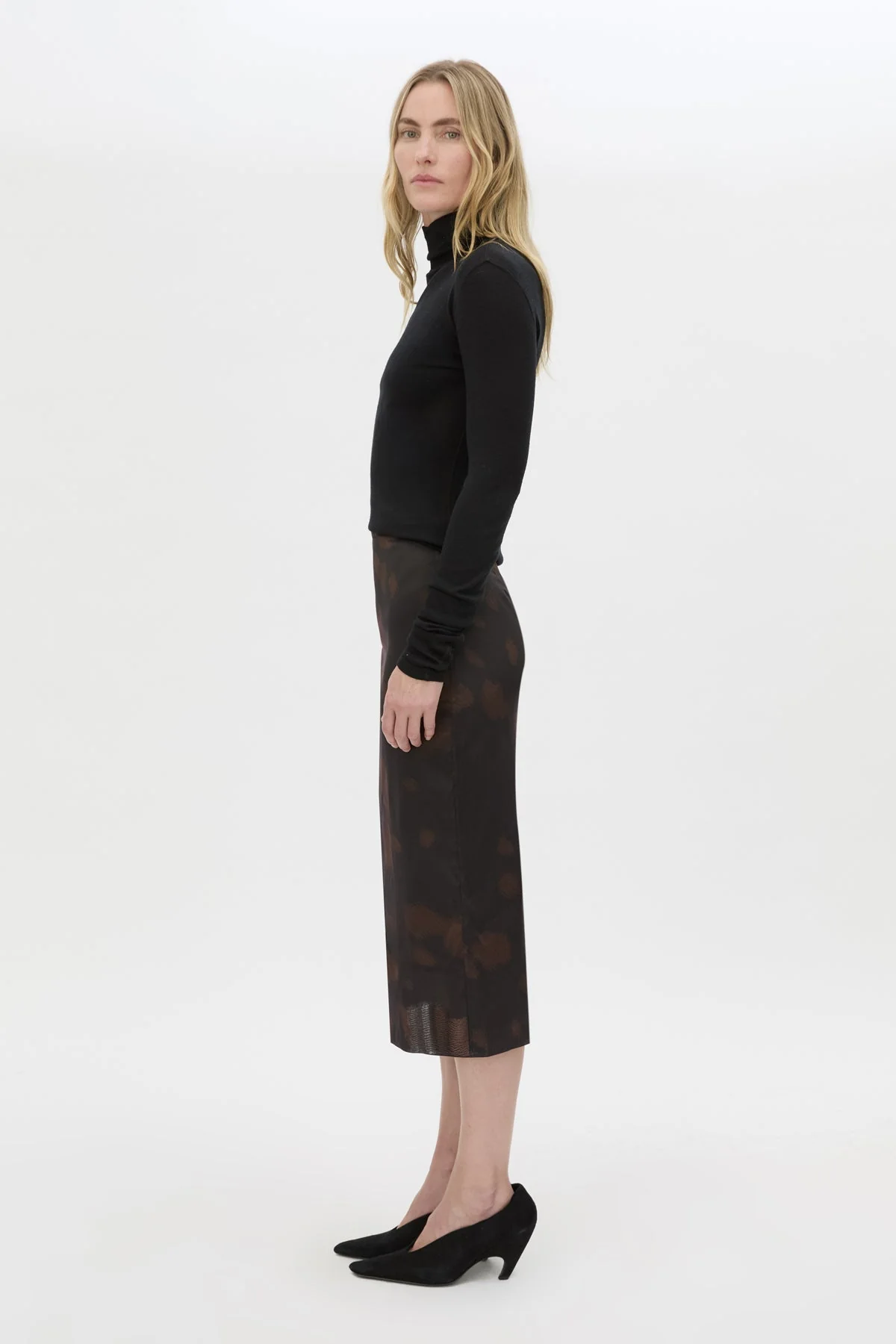 Nieve Printed Midi Skirt - Image 4