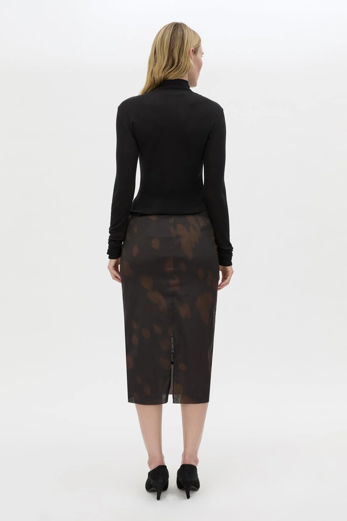 Nieve Printed Midi Skirt - Image 5