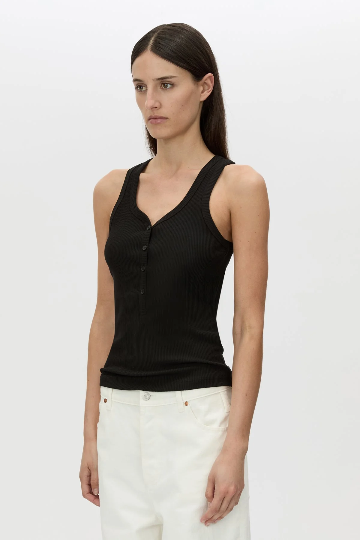 Nora Button Down Tank - Image 2
