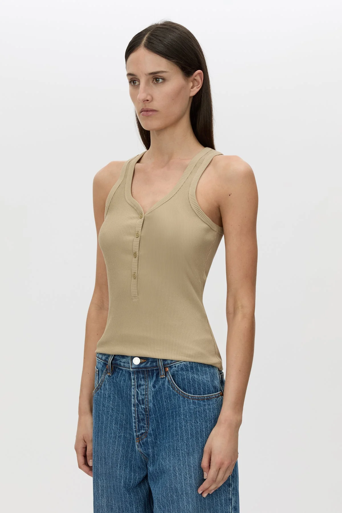 Nora Button Down Tank - Image 2