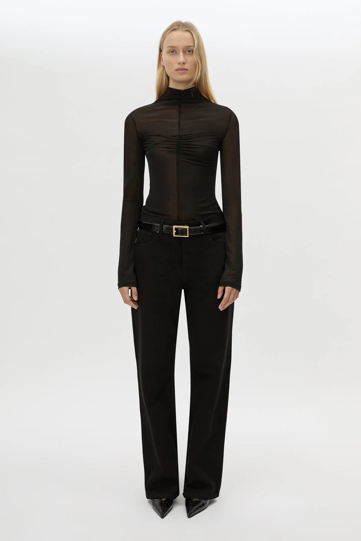 Novel Long Sleeve Stocking Top - Image 3