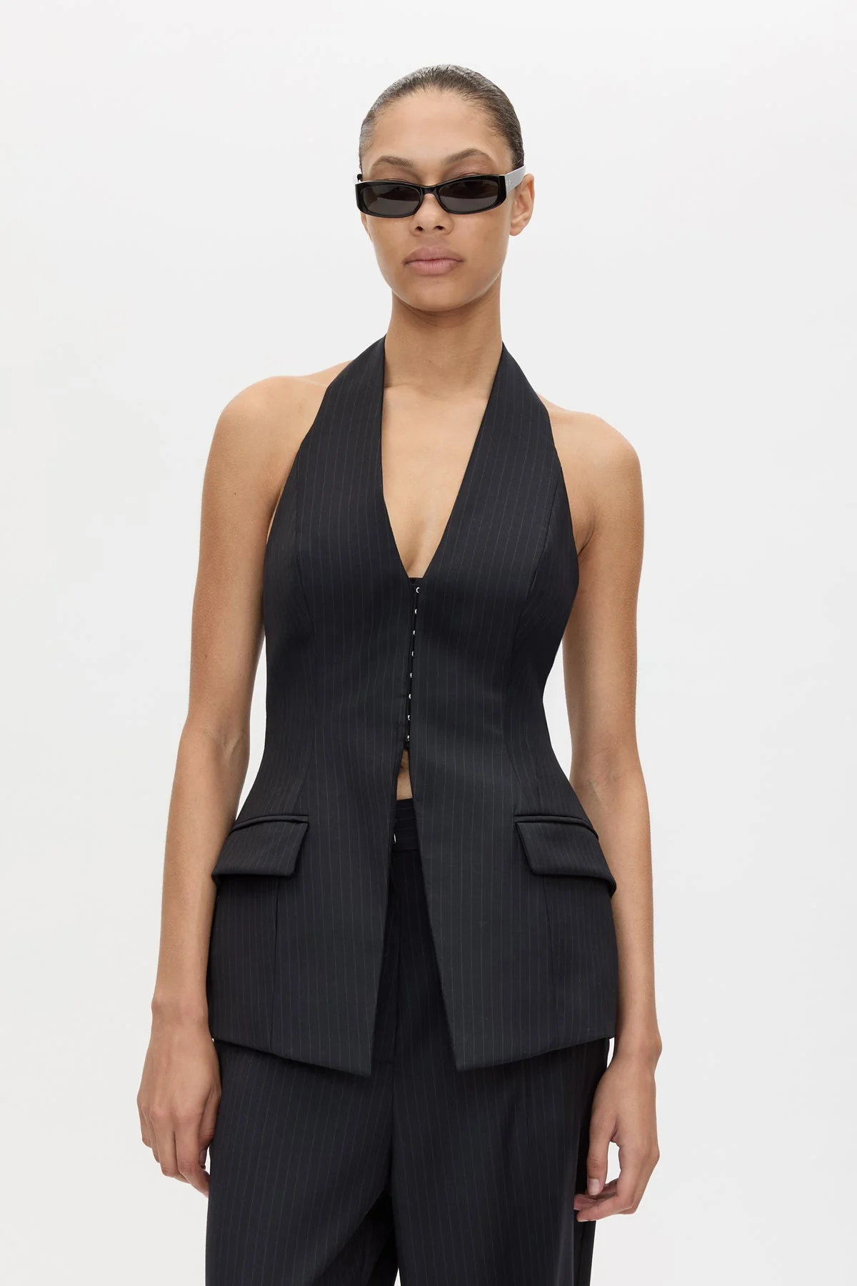 Orban Tailored Halter Top - Image 2