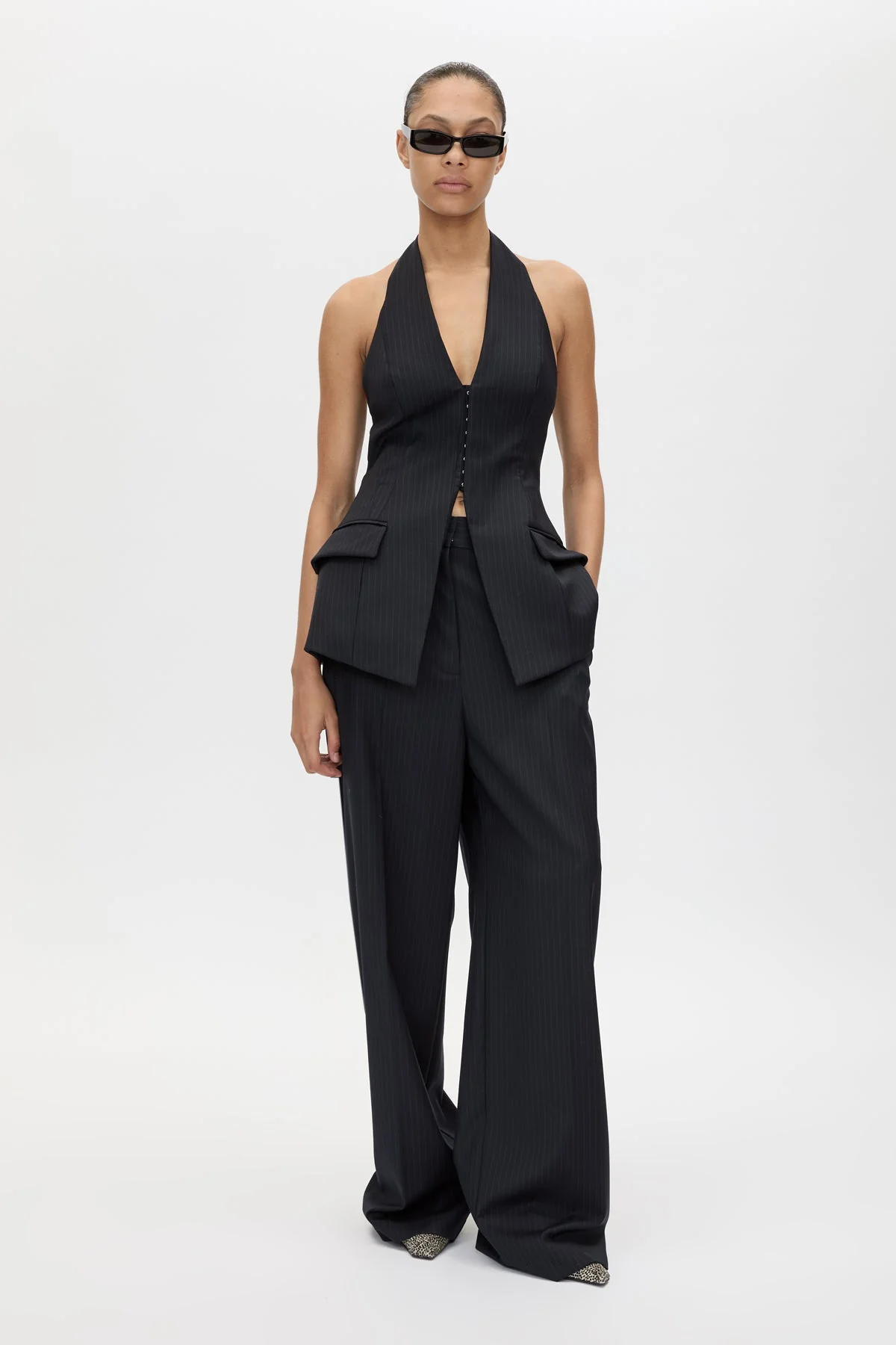 Orban Tailored Halter Top - Image 3