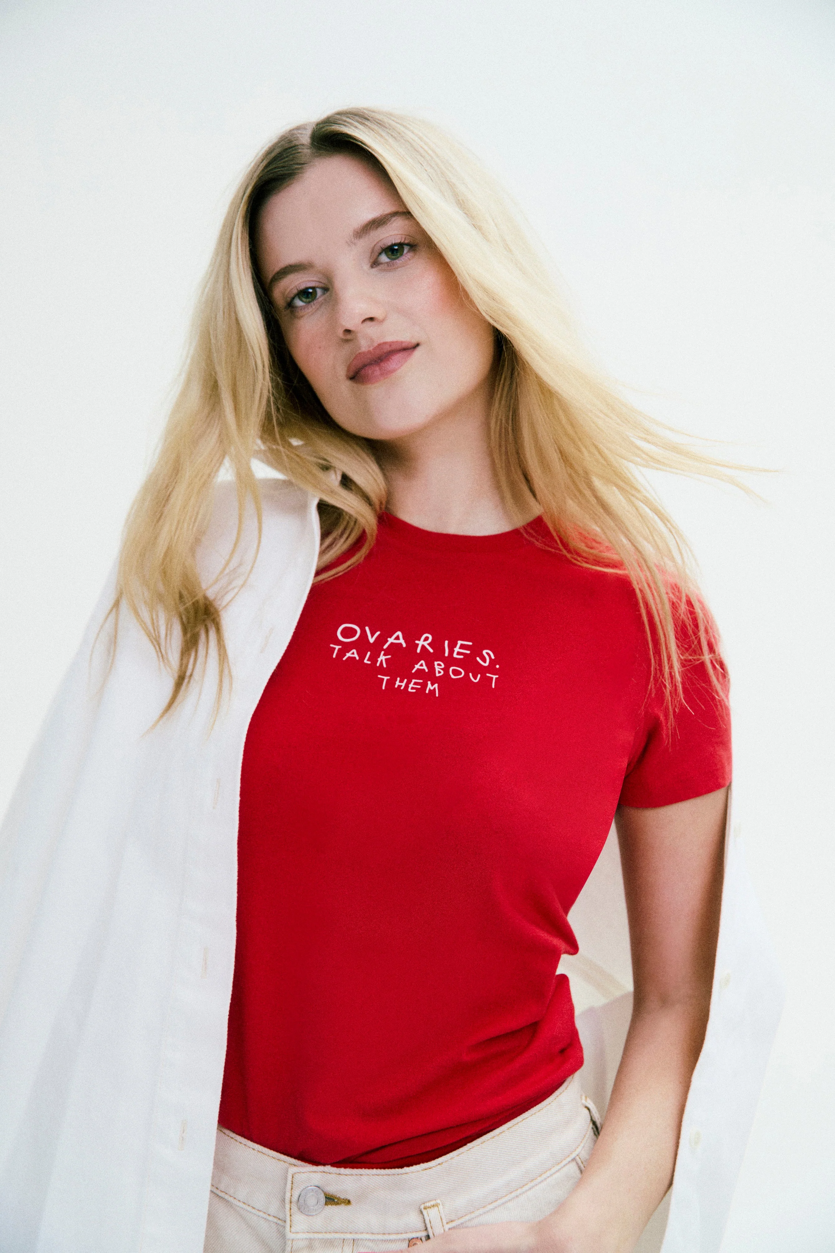 Ovarian Cancer Slim Tee - Image 4