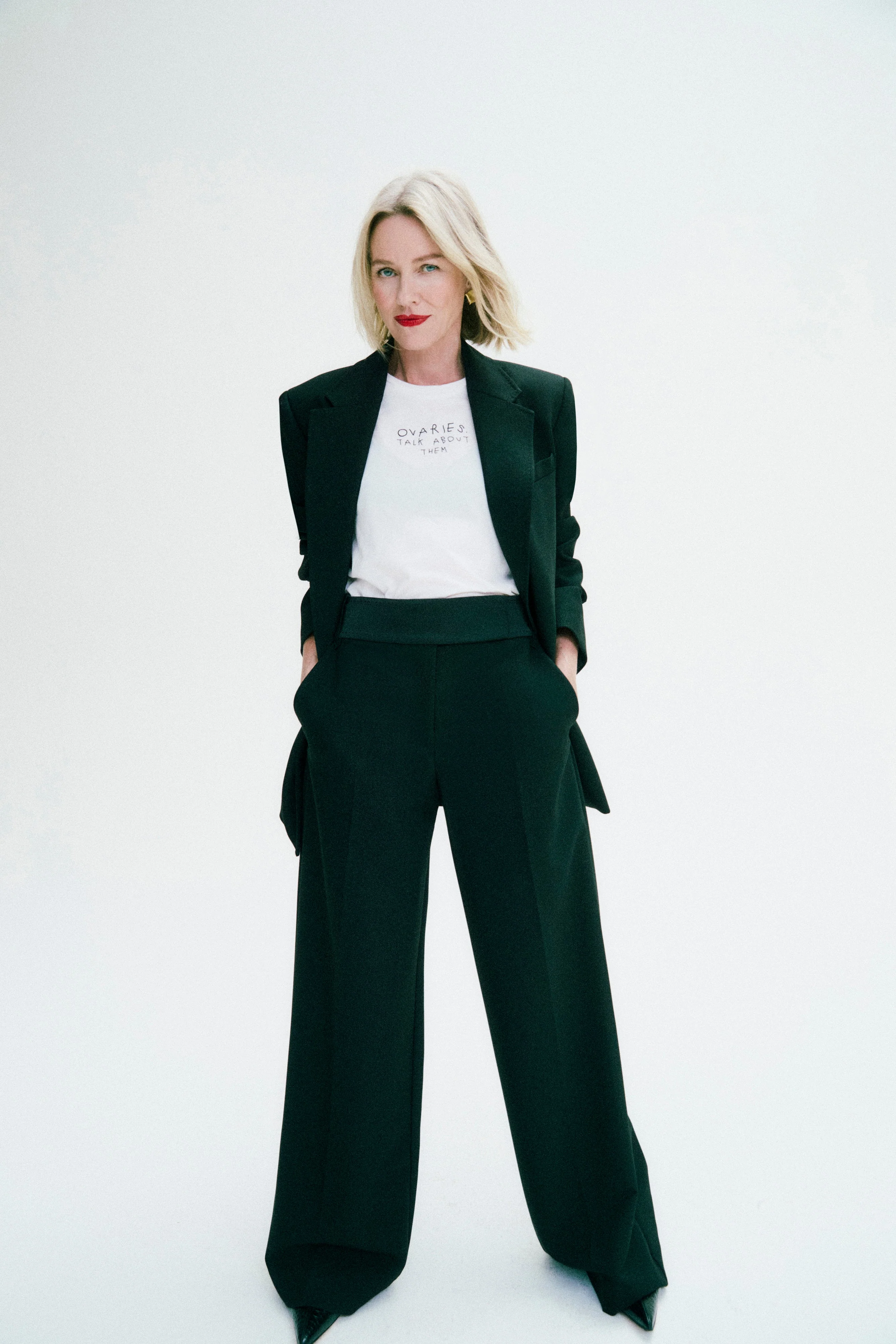 Ovarian Cancer Slim Tee - Image 4