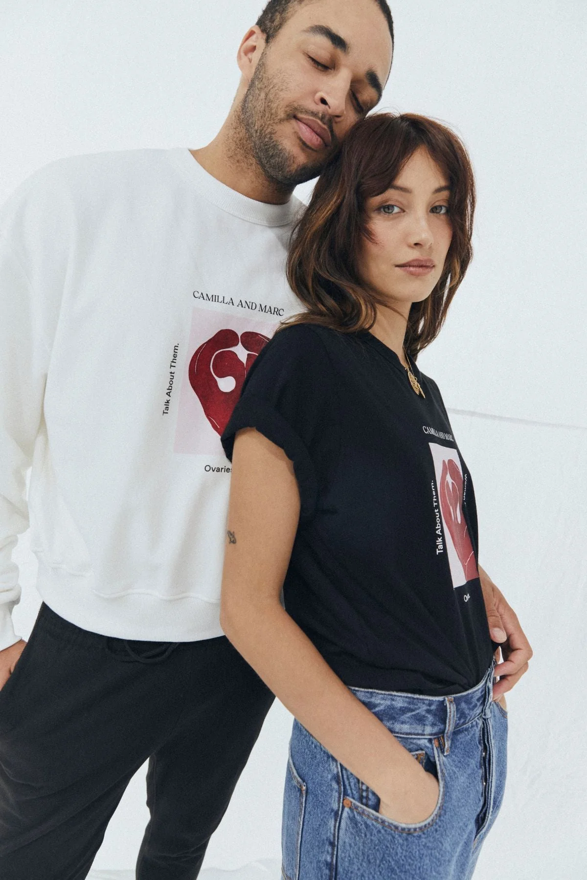 Ovarian Cancer Unisex Art Sweater - Image 9