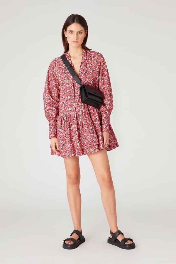 Pink Majella Shirt Dress - Image 2
