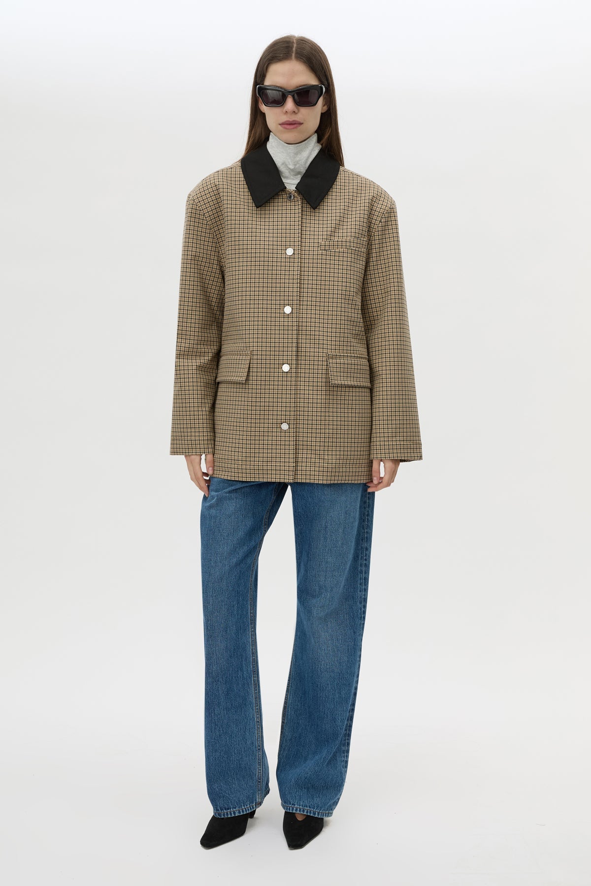Sage Check Jacket - Image 3