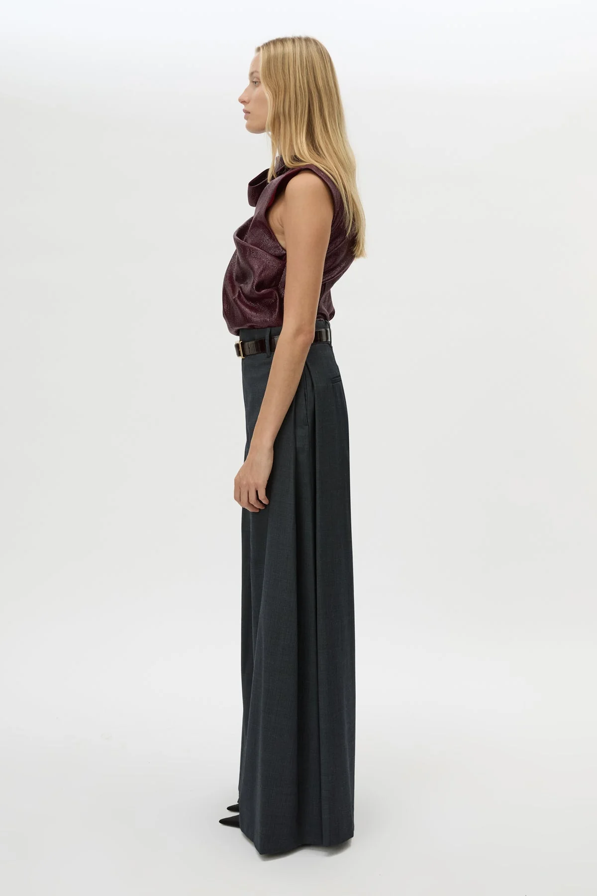 Sana Drape Tailored Top - Image 4