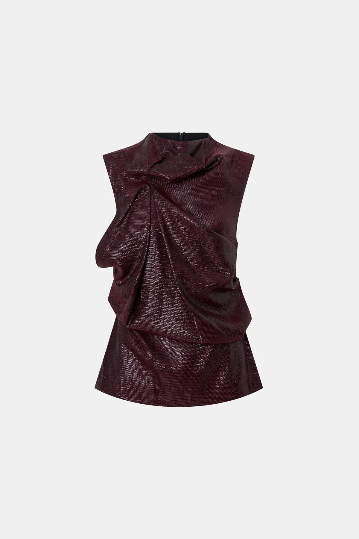 Sana Drape Tailored Top - Image 6