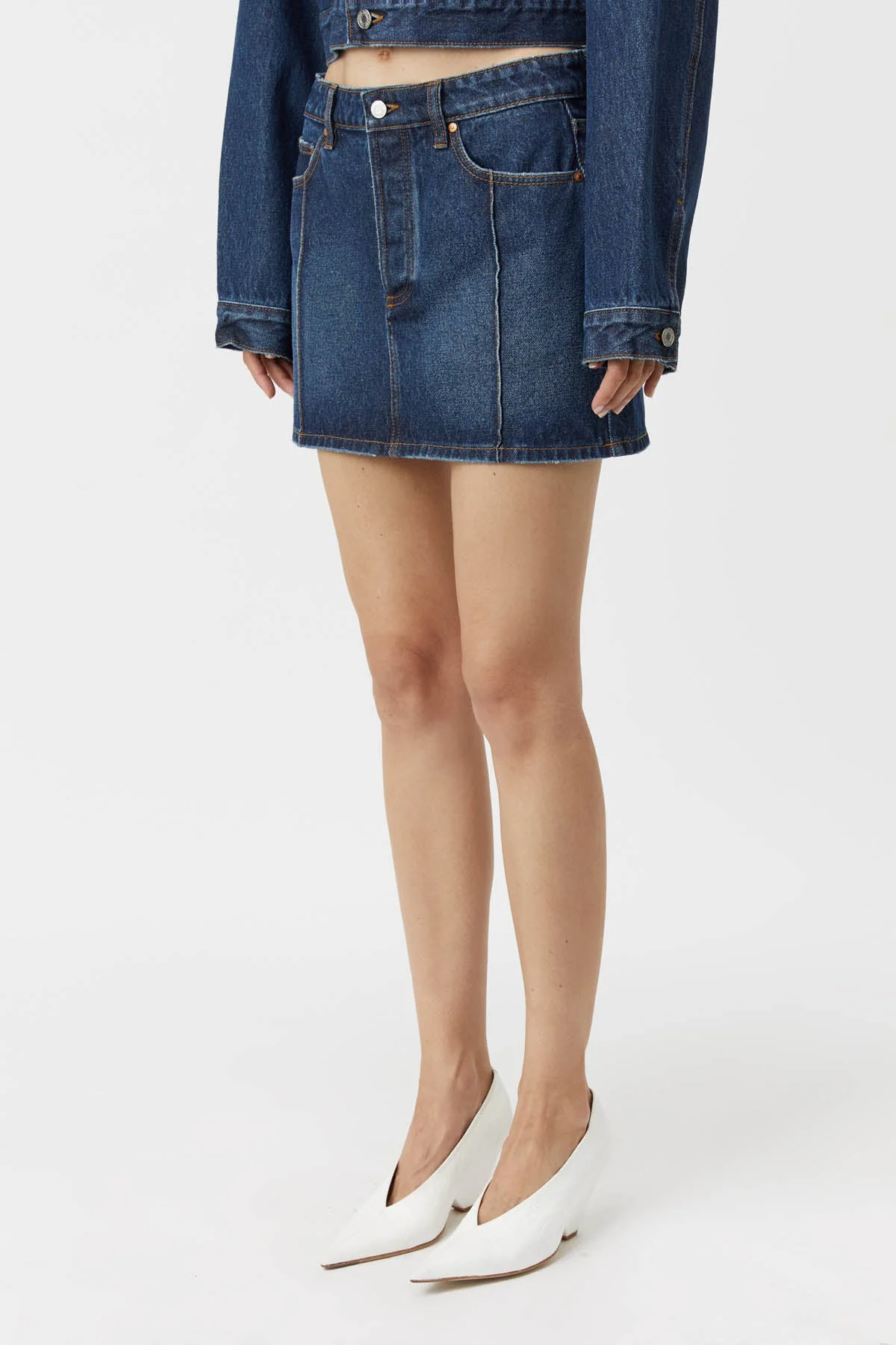 Stevie Denim Mini Skirt - Image 2
