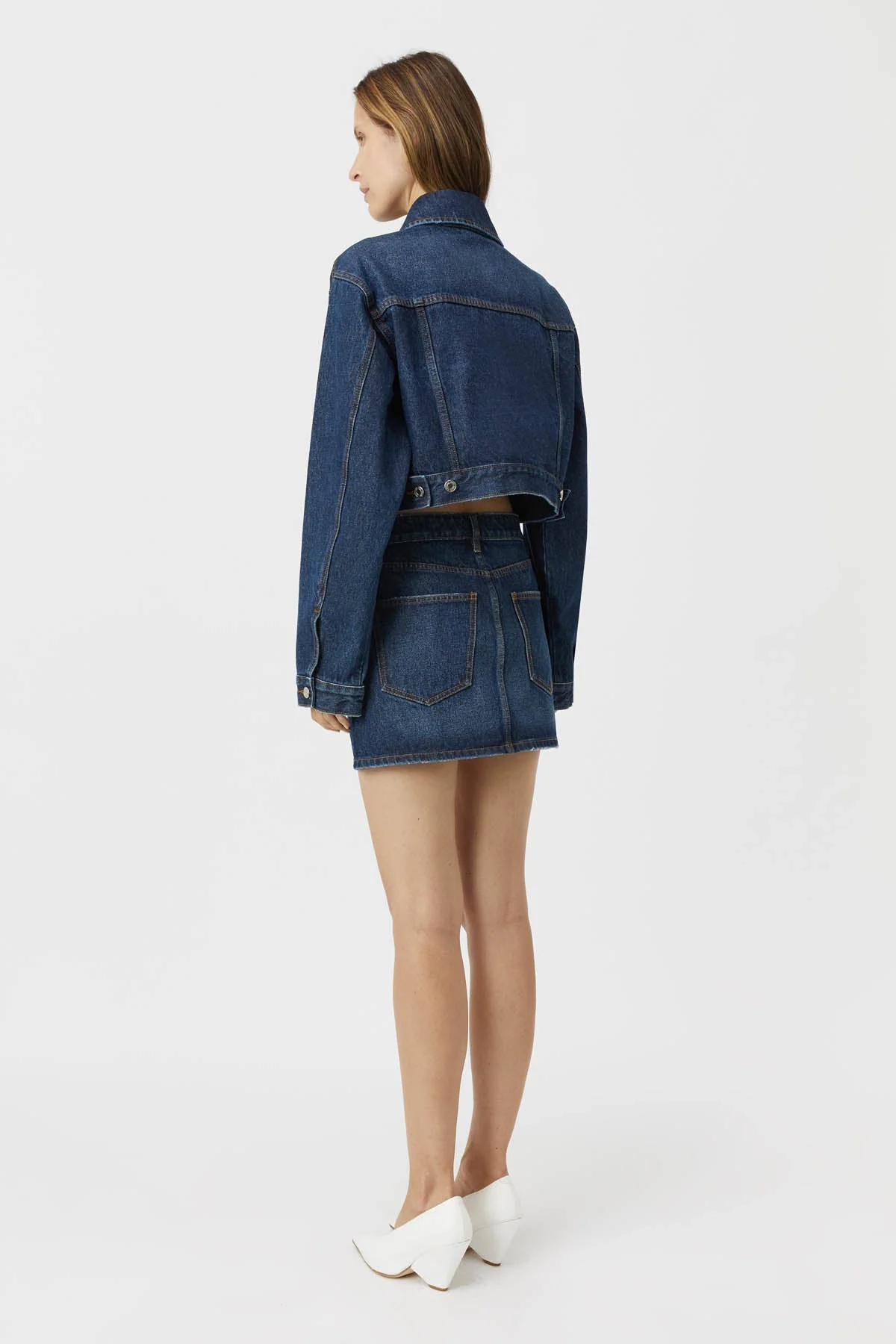 Stevie Denim Mini Skirt - Image 4