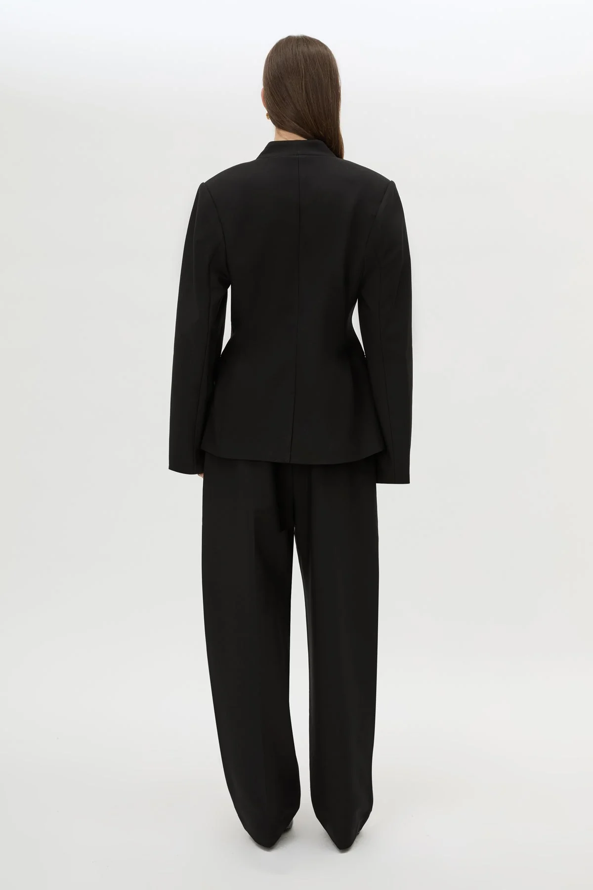 Tala Fitted Collarless Blazer - Image 6