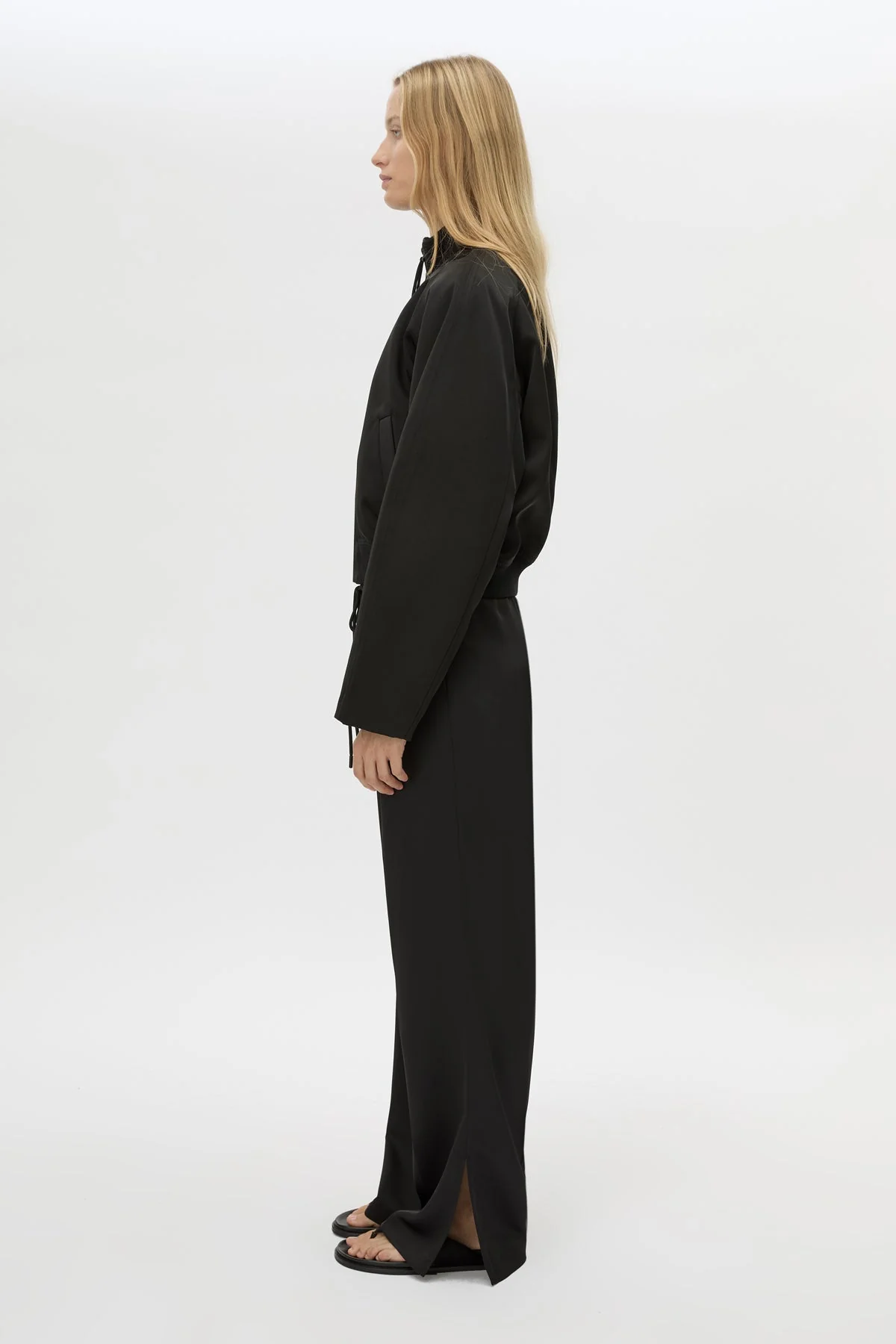Tamar Satin Bomber Jacket - Image 5