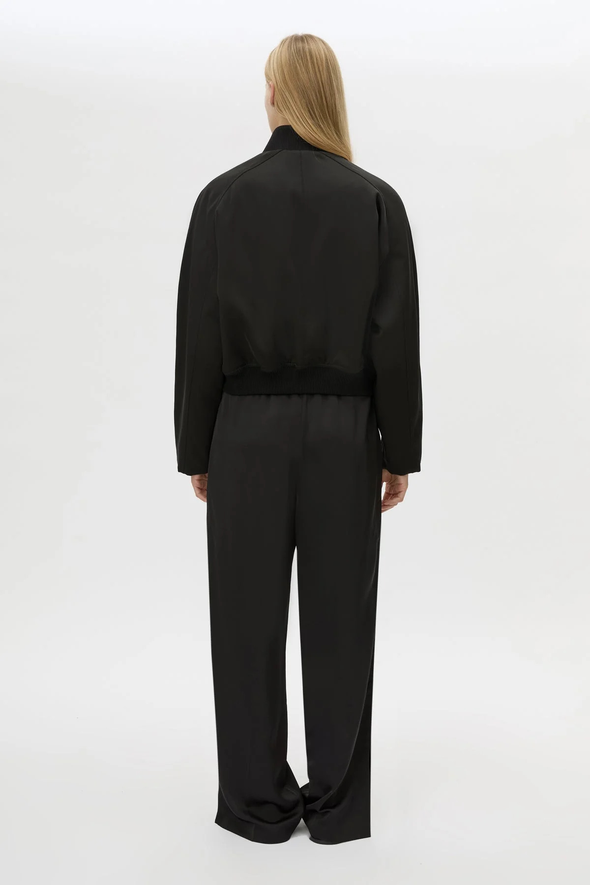 Tamar Satin Bomber Jacket - Image 6