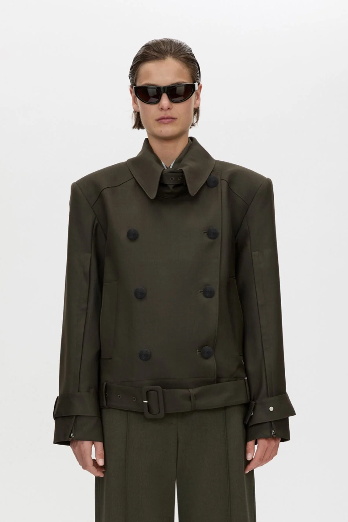 Tari Short Trench Jacket - Image 2
