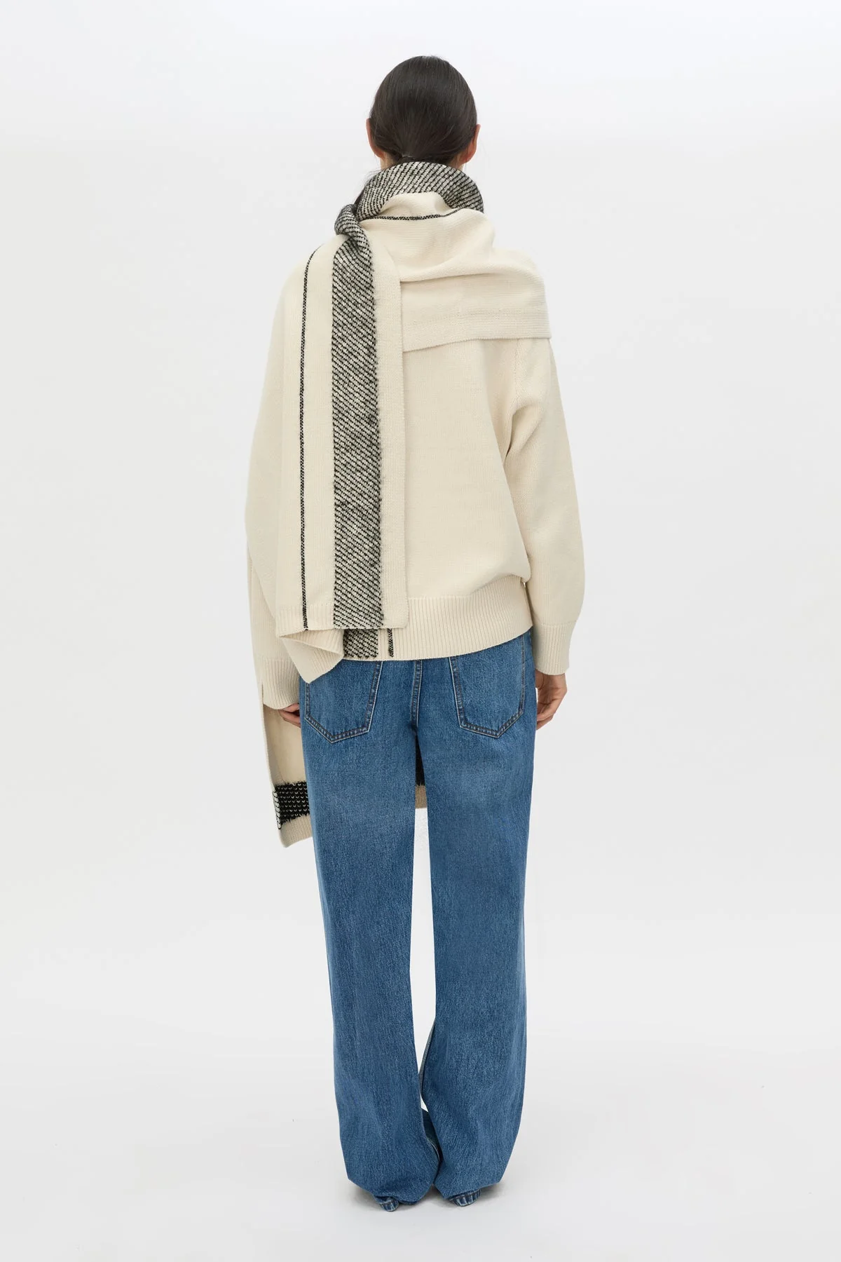 Tusk Knit Stripe Scarf - Image 6