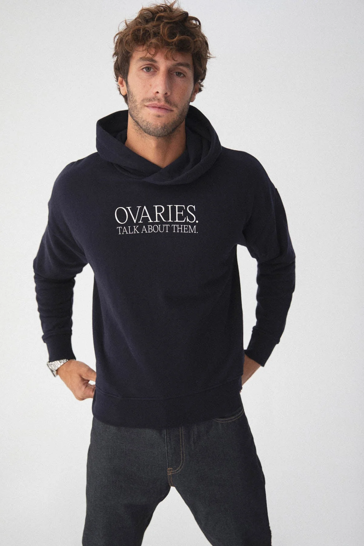 Unisex Ovarian Cancer Hoodie - Image 3