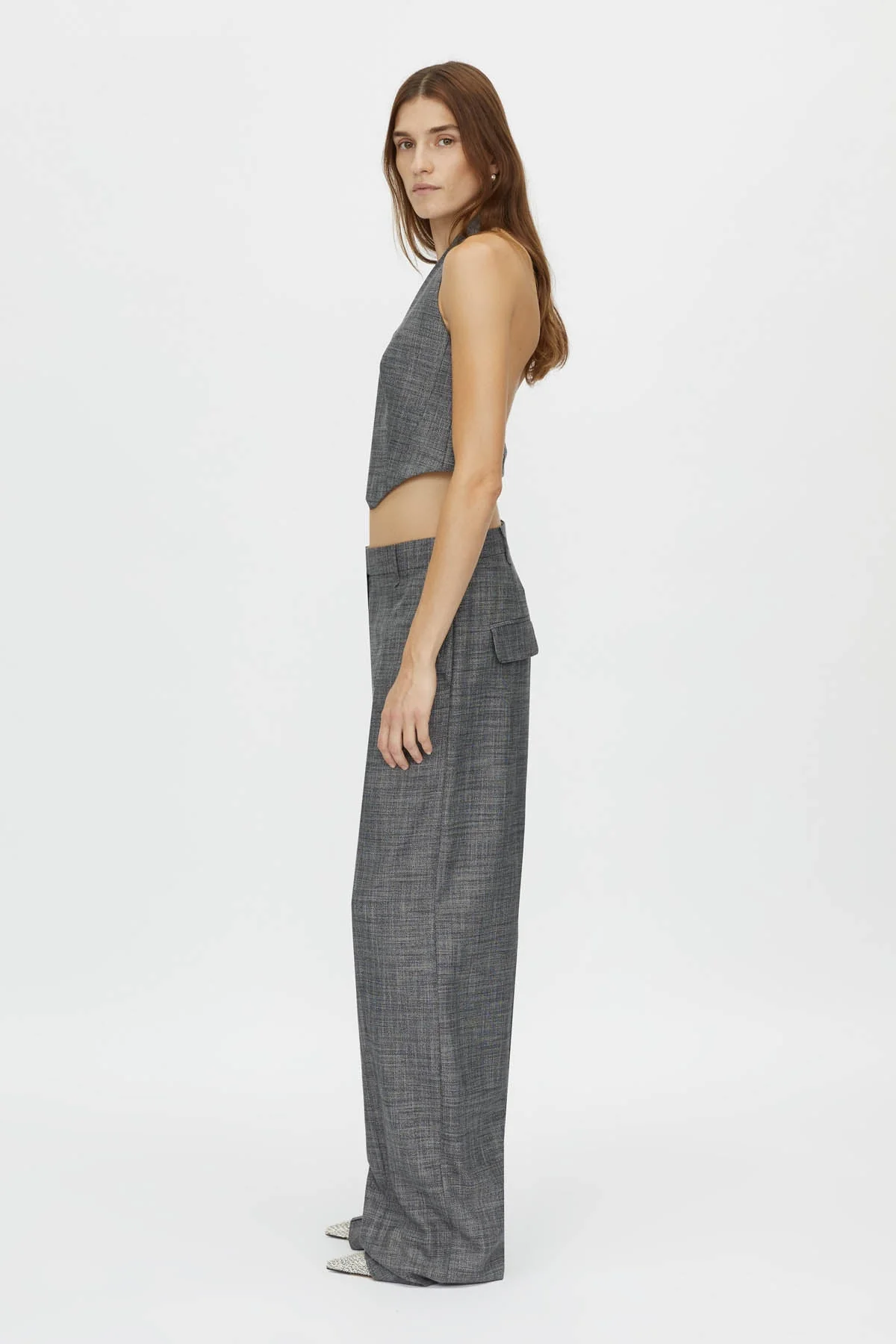 Zazu Cropped Vest Top - Image 5