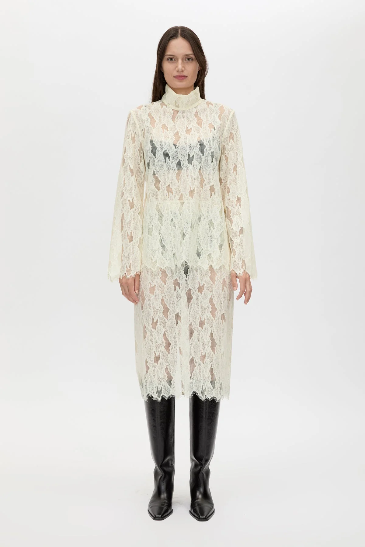 Zemira Lace Midi Skirt - Image 3