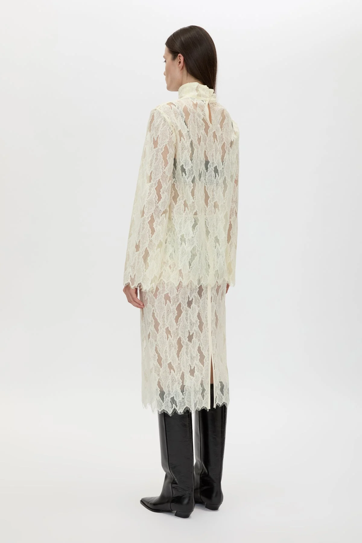 Zemira Lace Midi Skirt - Image 5