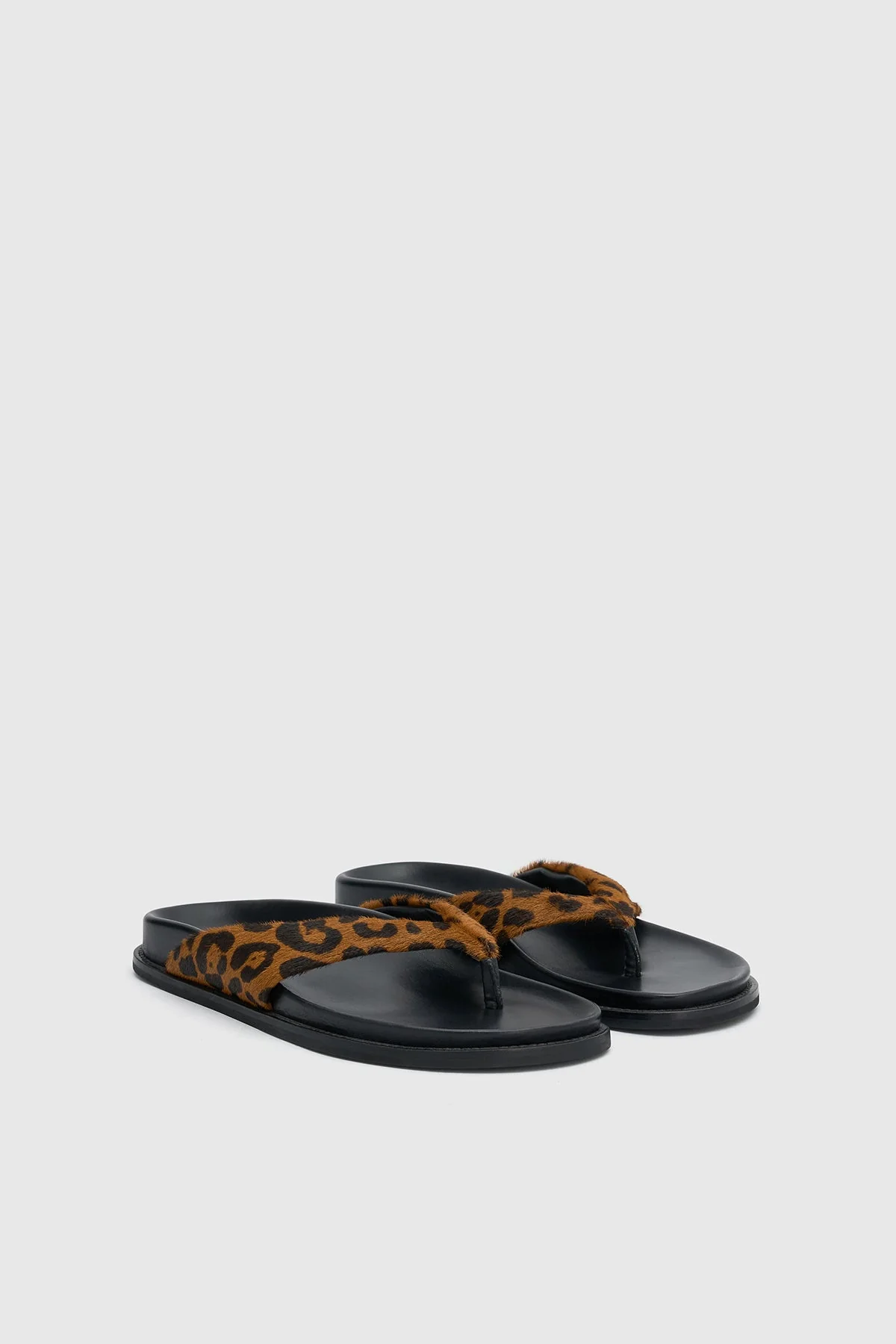 Zita Leopard Pony Sandal - Image 4